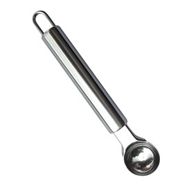 Healeved Stainless Steel Melon Baller and Ice Cream Scoop 6.7 Inch Lightweight Fruit Scooper with Long Handle for Kitchen Dessert and Home Use