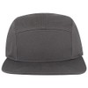 Ashen Fane 5 Panel Superior Cotton Twill Square Flat Visor
