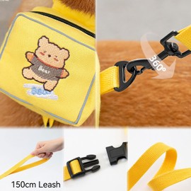 Dog Bag and Leash Set - Dog Bag Harness for Small Dogs Medium Dogs- Adjustable in Harness for Dogs (Small 3-7 Ib)