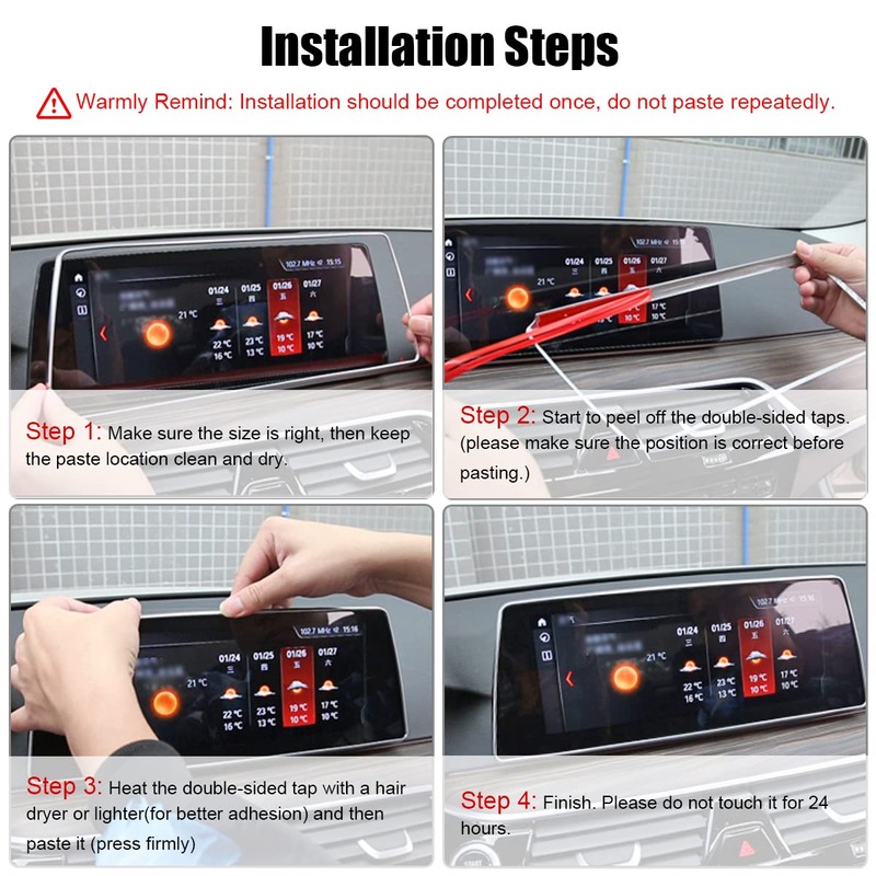 INTGET Navigation Screen Panel Frame Cover for 2020-2025 Subaru Outback