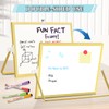 AMUSIGHT Magnetic Dry Erase White Board, 12" x 8" Double-Sided