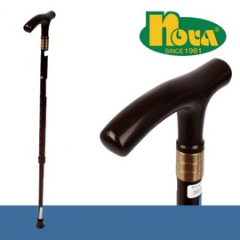 Nova065 gold T-type 2-stage high-quality old man cane black