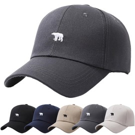 Cozyan Baseball Cap, Breathable, Quick-Drying Baseball Cap, Leisure UV Baseball Cap, Women's, Men, Sun Protection, Baseball Cap for Outdoor Running, Tennis, Travel, Dark grey-1, 58