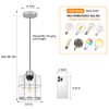Brushed Nickel Pendant Lights Set of 2, Pendant Lights Kitchen