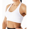 JOYSPELS Seamless Sports Bra for Women Strappy Workout Yoga Bra