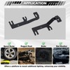 T-TOP WLS No-Drill A-Pillar Ditch Light Brackets for 2019-2026 GMC