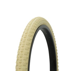 FENIX CYCLES Bicycle Tire Wanda 20" x 1.75" Comp3 Thread. Bike tire, (Cream)