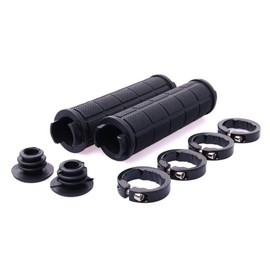 MTB trekking bike handlebar grips, screw-on grip/handle 808, black