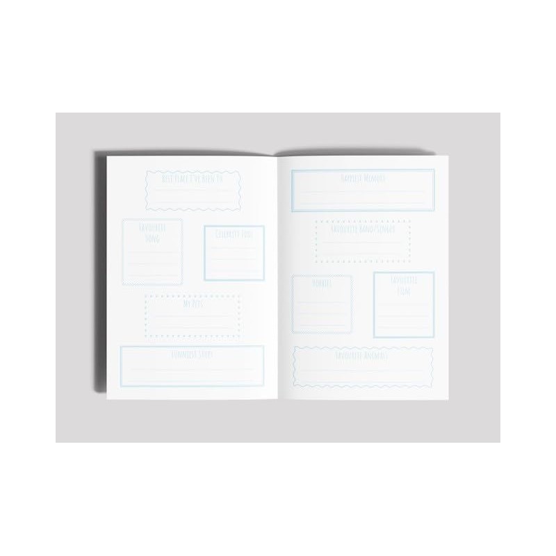 Sixstore A6 Undated Boys Top Secret Diary with Ribbon Divider,
