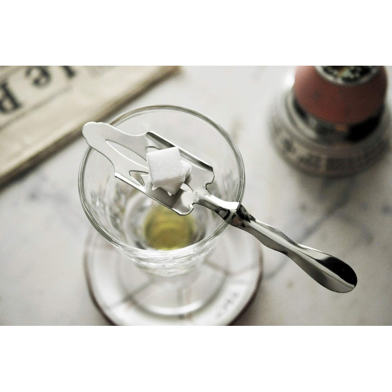 Fleur de Lis Absinthe Spoon and 10 Sugar Cubes (5