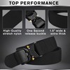 TECEUM Tactical Belt – Black B1 XL – Heavy-Duty Military,