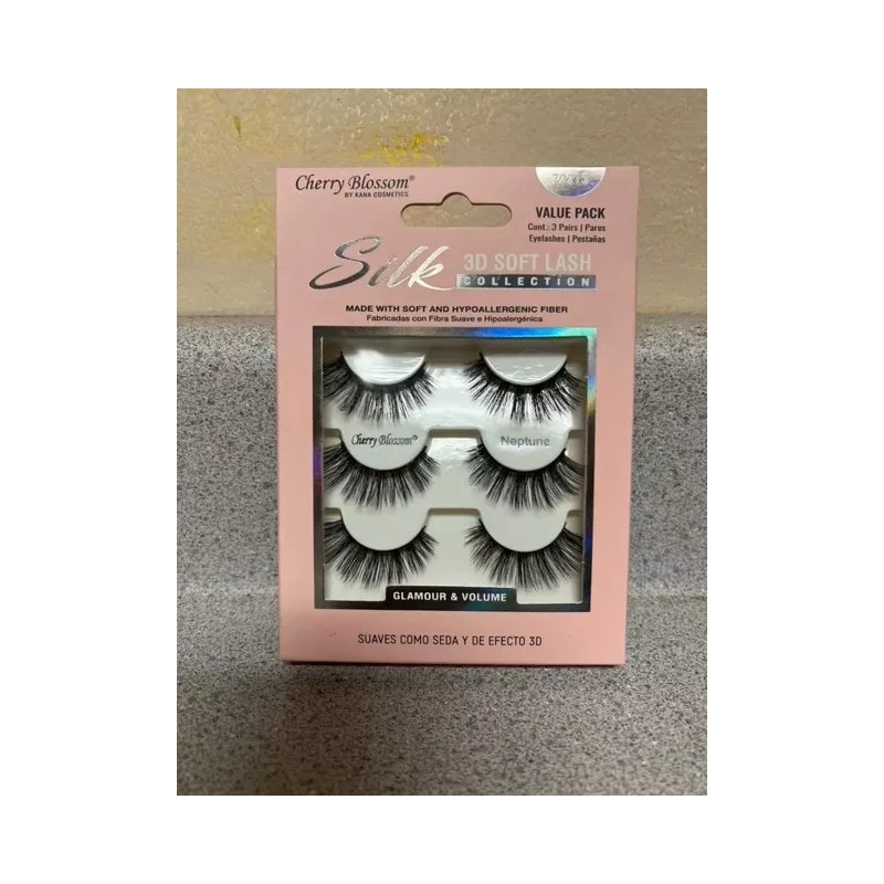 Cherry Blossom 3D Silk Soft Lash Collection 3 Pair -