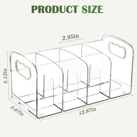 FJZZ 2 Pack Upgraded Kids Shoe Rack, Clear Acrylic Baby Shoe Organizer with Side Anti-Slip Baffle, 4 Sections Toddler Shoe Rack with Socks Storage for Closet Organizers and Storage