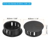 PATIKIL 30pcs 25mm(1") Plastic Hole Plugs Flush Type Round Hole