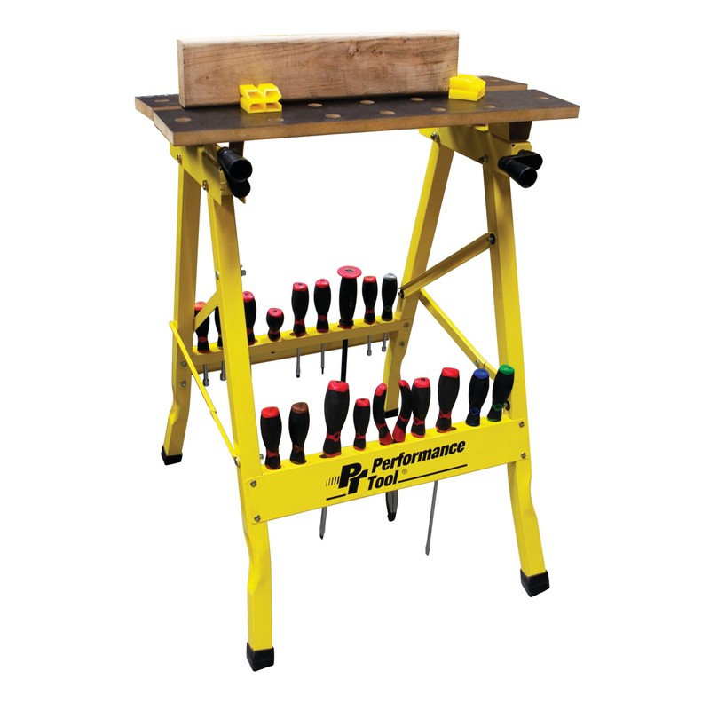 Performance Tool W54025 Portable Multipurpose Workbench and Vise (200 lbs