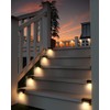 JACKYLED 16 Pack, Step Lights Waterproof LED Solar Power Outdoor