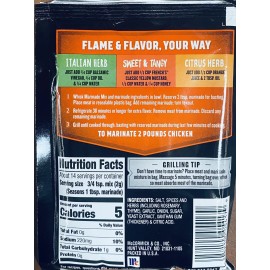 McCormick Grill Mates GRILLERS CHOICE CHICKEN Marinade Mix 1.12 oz