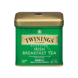 Twinings Irish Breakfast Loose Tea, 3.53 Ounce Tins (Pack of 6), Smooth, Flavourful, Robust Black Tea Leaves, Caffeinated, Enjoy Hot or Iced