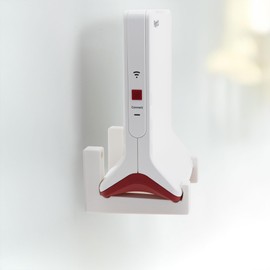 Wall Mount for Fritz Repeater 6000/3000 - Two-Piece Set with Screws and Dowels - Robust Attachment for Optimal WiFi Reception - Easy Assembly - Made in Germany