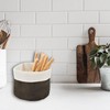 pubblienne Bread Basket in Cotton, Bread Bin Bag, Freshness Saver