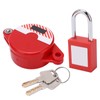 Oil Gas Valve Lockout Device with Safety Padlock Keys for