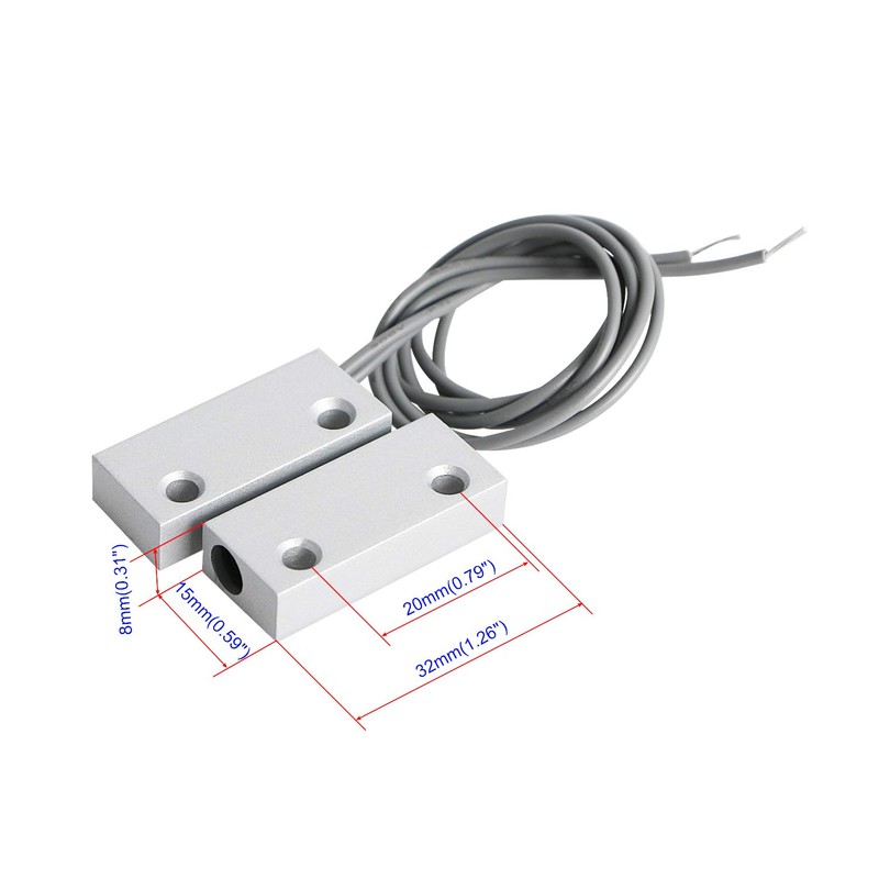 Aoje-Link MC-51NC Wired Magnetic Switch Door Window Reed Switch Micro