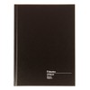 Blueline Record Book, Black, 10.25 x 7.69 inches, 200 Pages