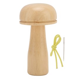 Darning Mushroom, Wooden Sock Darning Thread Tool for DIY Knitting Embroidery