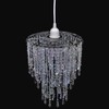 vidaXL Crystal Pendant Chandelier 22,5 x 30,5 cm