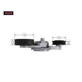 binopoly 39095 Drive Belt Tensioner Assembly With Pulley For 2010-2011 Toyota Camry 2.5L OE#16601-0V010 89659 166010V010