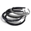 Teensery 4 Pcs Sparkly Rhinestone Headband Crystal Plastic Hair Band