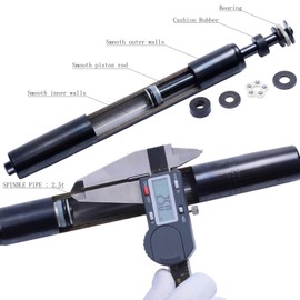 Office Chair Cylinder Replacement, SHS Gas Cylinder Class 4 TUV, Heavy Duty Gas Lift Piston, 4.4" Stroke, Compatible with Partial Models of Herman Miller, Steelcase, Haworth etc