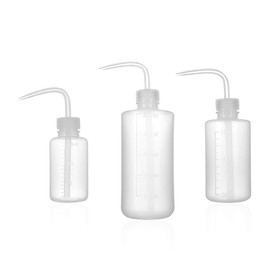 3-Pack Plant Flower Watering Bottle/ Succulent Watering Cans Plastic Squeeze Bottle with Bend Mouth/ Garden & Indoor Watering Tools (150ML, 250ML, 500ML)