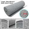 EDGEAM Felt Fabric Felt Roll 30 cm x 250 cm