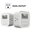 HBN 7 Day Heavy Duty Digital Timer, Dual Outlet, On/Off