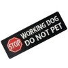 Service Dog Working Do Not Pet Warning Vests/Harnesses Patch Embroidered