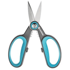 Gardena HerbCut Set - Stainless Steel Herb Scissors for Cutting Woody Herbs, 52 mm Blade, Recycled Plastic Handles, Includes Holster for Easy Storage (12214-36)