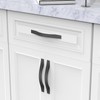 FURNIWARE Pack of 10 Cabinet Handles, Furniture Handles, Black, 128