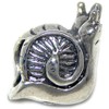ICYROSE Solid 925 Sterling Silver Two Snails Charm Bead