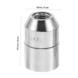 Zerodeko 10 Pcs Car Wheel Lock Lug Nuts Theft Chrome Lug Nut Locks with Covers for Enhanced Security Durable Forged Cone Seat Design Fit for Various Vehicles