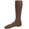 TINKUY PERU Men’s Ribbed Socks, Mid-Length Alpaca Wool Dress Socks