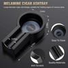 Tesonway Cigar Ashtray with Cigar Cutter Set, Cigar Cutter Guillotine,