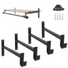 AddGrace Closet Rod Bracket Heavy Duty Shelf Brackets 12 Inch