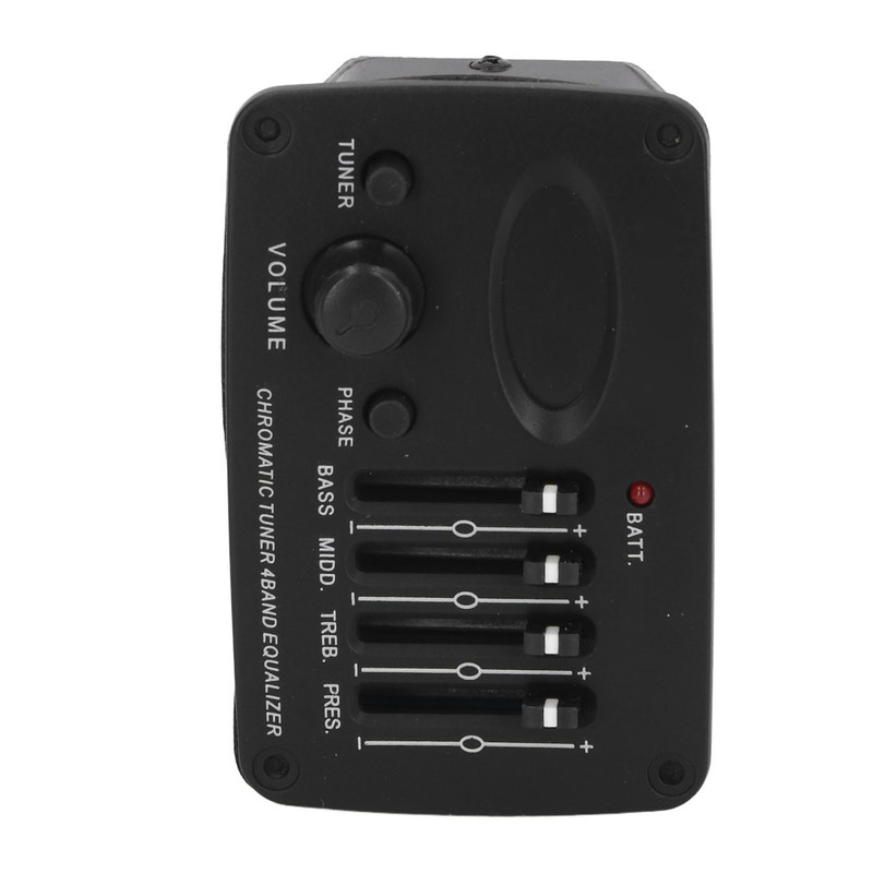 Acoustic Guitar 4 Band Equalizer EQ Preamps Piezo Pickup Chromatic