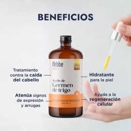HEBBE COSMETICS APFV1 1VTL1 Aceite De Germen De Trigo Puro 1 Litro