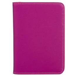 mywalit Leather Travel Passport Cover | Sangria Multi | 3 Cards, Notes And Transparent Passport Section