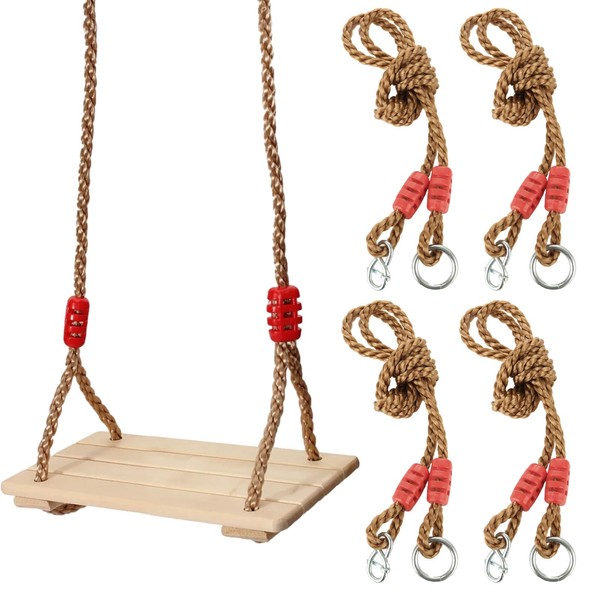 APACALI 4Pcs Tree Swing Rope 70'' Heavy Duty Tree Swing