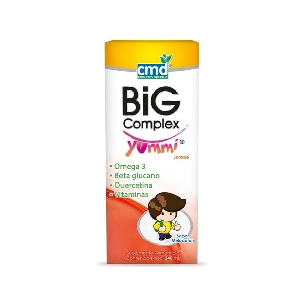 Big Complex Yummi / Omega 3, Beta-glucano Jarabe C/240ml Cmd