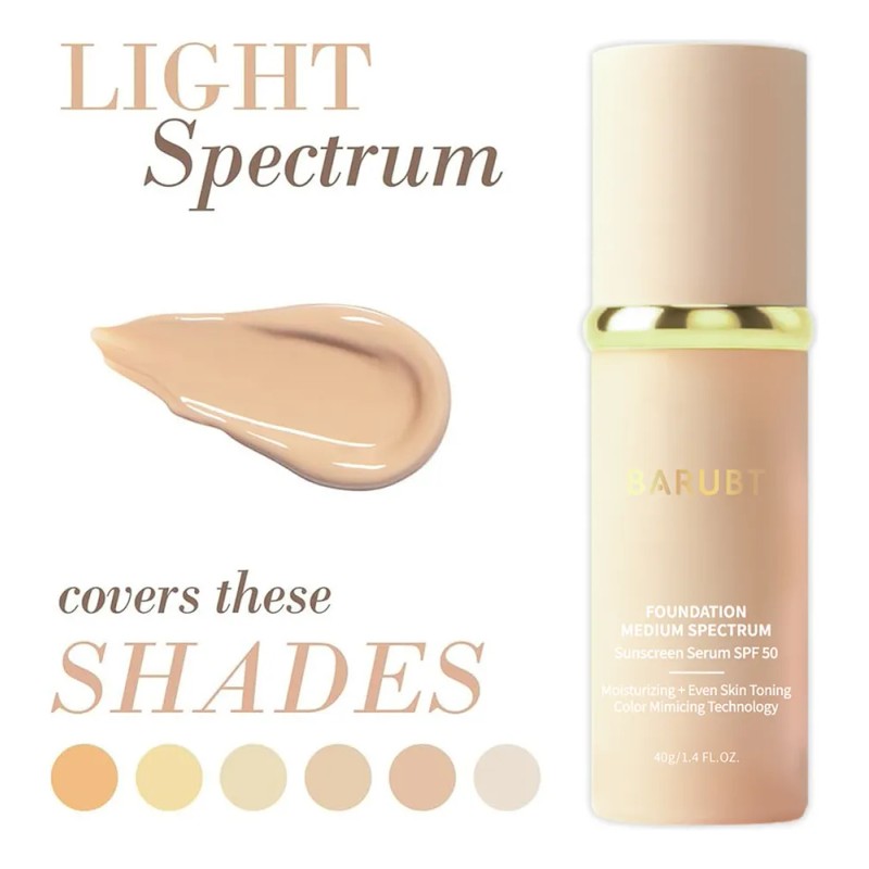Base 4en1 Spf50 Tono Adaptable - Waterproof Corrector 40g Tono