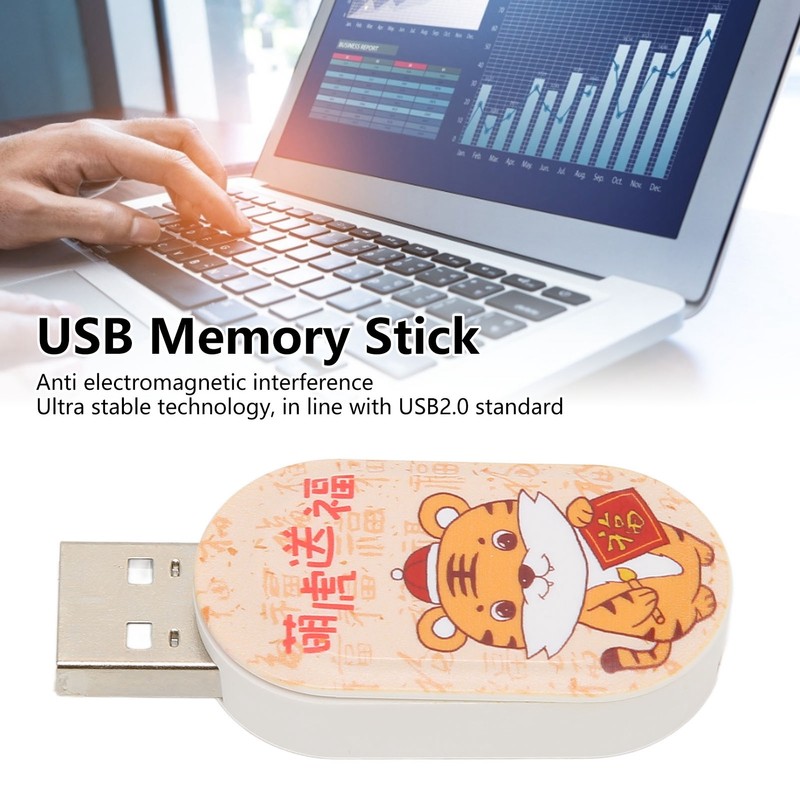 Flash Drive USB Interface Electronic Storage Media Hot Swap Cute